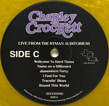 2LP Charley Crockett: Live From The Ryman Auditorium CLR 497358