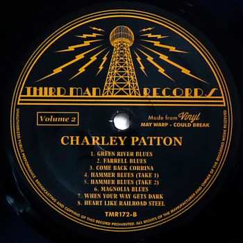 LP Charley Patton: Complete Recorded Works In Chronological Order Volume 2 358780