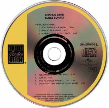 CD Charlie Byrd: Blues Sonata 435038