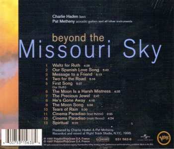 CD Charlie Haden: Beyond The Missouri Sky (Short Stories) 4573
