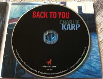 CD Charlie Karp: Back To You 96097