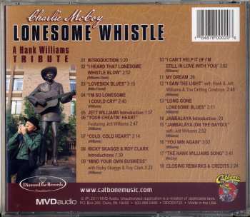 CD Charlie McCoy: Lonesome Whistle: A Tribute To Hank Williams 293975