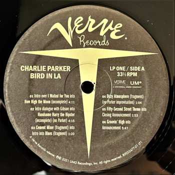 4LP/Box Set Charlie Parker: Bird In LA 401953