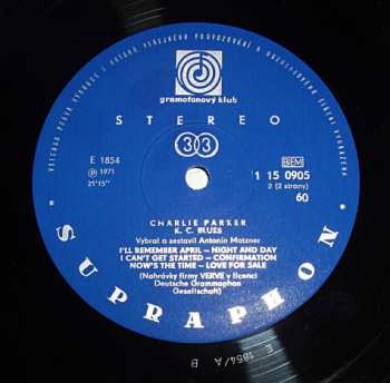 LP Charlie Parker: K. C. Blues 50234