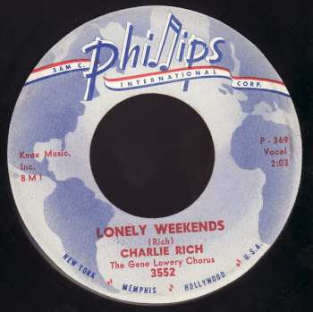 LP Charlie Rich: Lonely Weekends 457093