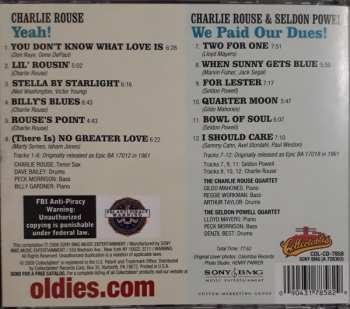 CD Charlie Rouse: Yeah! / We Paid Our Dues!
