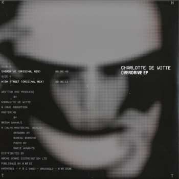 LP Charlotte De Witte: Overdrive EP PIC 475990