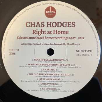 LP Chas Hodges: Right At Home 342616