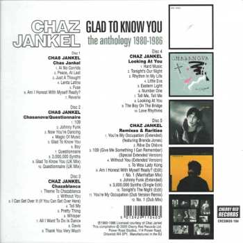 5CD/Box Set Chas Jankel: Glad To Know You (The Anthology 1980-1986) 295540