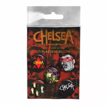 Sada Placek Chelsea Button Badge Set