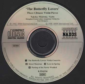 CD Chen Gang: The Butterfly Lovers / Parting Of The Newly Wedded / Love In Spring / Street Musician 298599