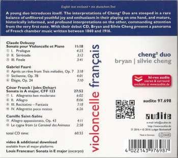 CD Cheng2 Duo: Violoncelle Francais 325977