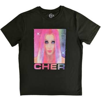 Merch Cher: Cher Unisex T-shirt: Pink Hair (large) L