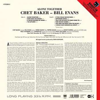 LP/CD Chet Baker - Bill Evans: Alone Together DIGI 131514
