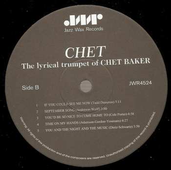LP Chet Baker: Chet LTD 60793