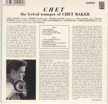 CD Chet Baker: The Lyrical Trumpet Of Chet Baker LTD
