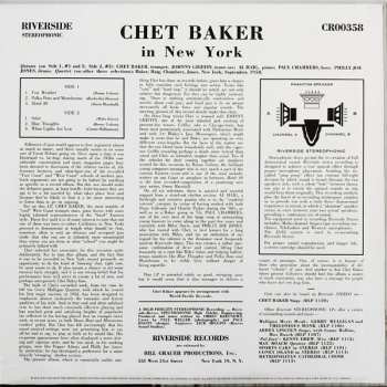 LP Chet Baker: In New York