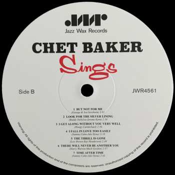 LP Chet Baker: Chet Baker Sings 76240