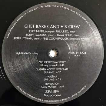2LP Chet Baker & Crew: Chet Baker & Crew LTD 156527