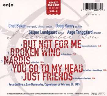 CD Chet Baker: I Remember You 193751