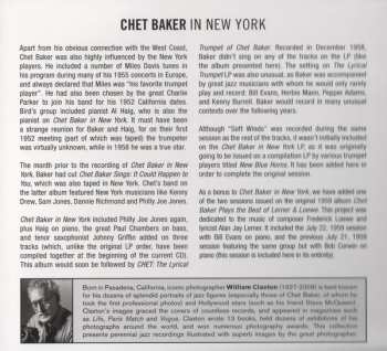 CD Chet Baker: In New York DIGI 117217