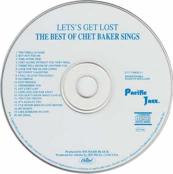 CD Chet Baker: The Best Of Chet Baker Sings (Let's Get Lost) 401213