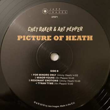 LP Chet Baker: Picture of Heath DLX | LTD | PIC 63384