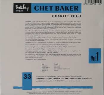 CD Chet Baker Quartet: Vol. 1 LTD 104005