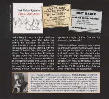CD Chet Baker Quartet: Live At Ann Arbor 319734