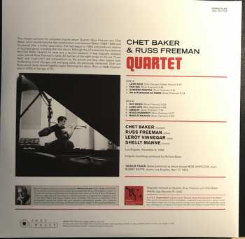 LP Chet Baker Quartet: Chet Baker & Rus Freeman Quartet DLX | LTD 63614
