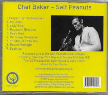 CD Chet Baker: Salt Peanuts 105955