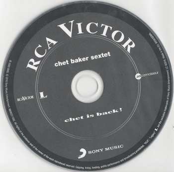 CD Chet Baker Sextet: Chet Is Back! 278512