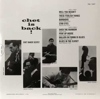 LP Chet Baker Sextet: Chet Is Back! LTD