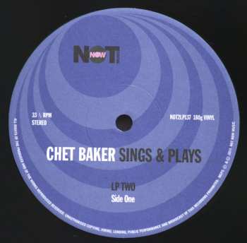 2LP Chet Baker: Sings & Plays 174681