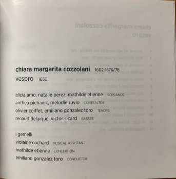 CD Chiara Margarita Cozzolani: Vespro 1650 343070