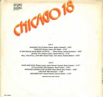 LP Chicago: Chicago 18 374578