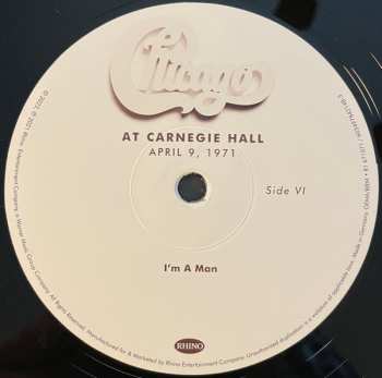 3LP/Box Set Chicago: At Carnegie Hall - April 9, 1971 LTD 390163