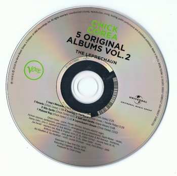 5CD Chick Corea: 5 Original Albums Vol. 2 593