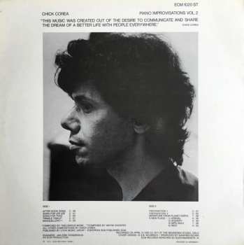 CD Chick Corea: Piano Improvisations Vol 2