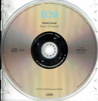 CD Chick Corea: Return To Forever 411343