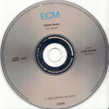 CD Chick Corea: Trio Music 118200