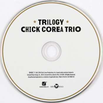 3CD Chick Corea Trio: Trilogy 468546