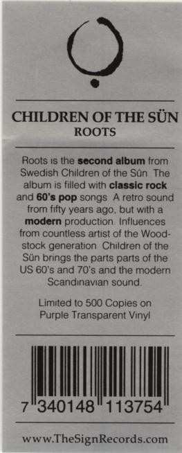 LP Children Of The Sün: Roots LTD | CLR 362379