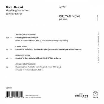 CD Chiyan Wong: Bach - Busoni: Goldberg Variations And Other Works 442192