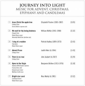 CD Choir Of Jesus College Cambridge: Journey Into Light (Music For Advent, Christmas, Epiphany And Candlemas) 379381