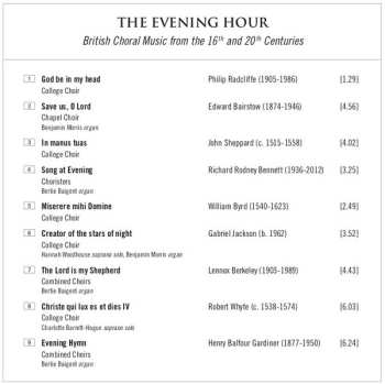 CD Choir Of Jesus College Cambridge: The Evening Hour (British Choral Music From The 16th And 20th Centuries) 463351
