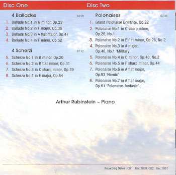 2CD Frédéric Chopin: Favourite Piano Works (Ballades, Scherzi And Polonaises) 537297