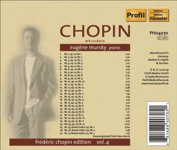 CD Frédéric Chopin: Etudes