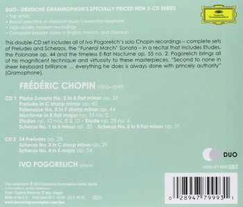 2CD Frédéric Chopin: 4 Scherzi ・ 24 Preludes ・ Sonata No. 2 ・ Prelude Op. 45 ・ Nocturne ・ 3 Etudes ・ Polonaise 523973