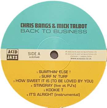 LP Chris Bangs: Back To Business 461734